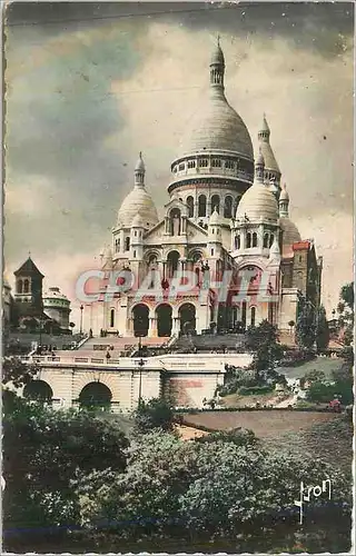 Cartes postales moderne Paris en Flanant Basilique du Sacre Coeur de Montmartre