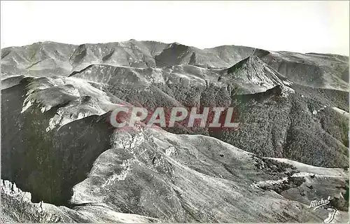 Moderne Karte Au Sommet du Puy Mary (alt 1787 m) Vue d'Ensemble Panoramique