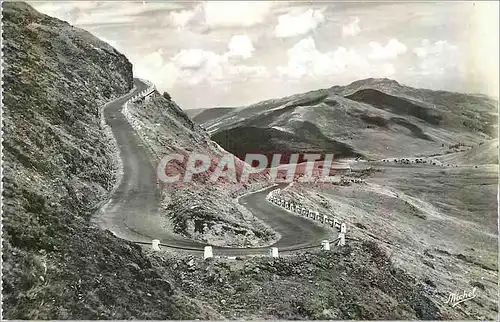 Moderne Karte Cantal Touristique par Michel Le Puy Mary Le Grand Tournant