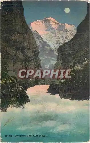 Cartes postales Jungfrau und Lutschine