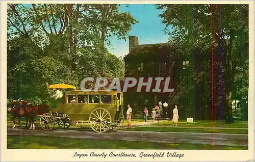 Cartes postales moderne Dearborn Michigan Logan County Courthouse Greenfield Village