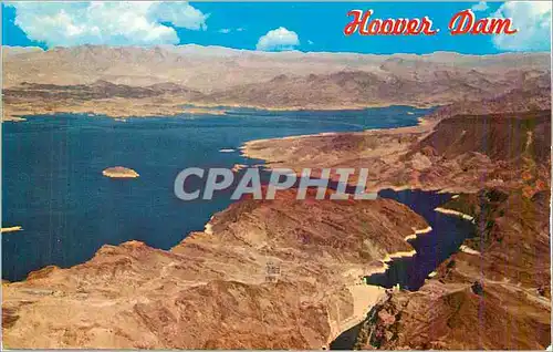 Moderne Karte Lake Mead and Hoover Dam The Once Treacherous Colorado