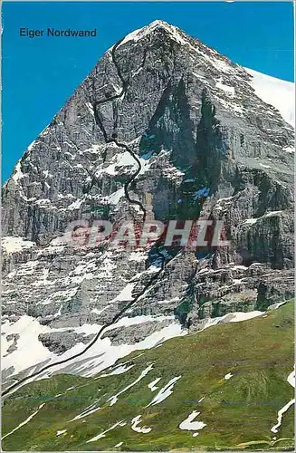 Cartes postales moderne Eiger Nordwand Kleine Scheidegg
