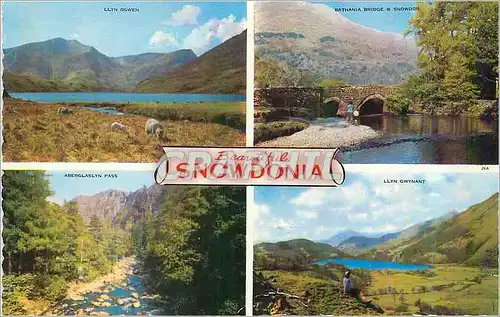 Cartes postales moderne Beautiful Snowdonia Llyn Ogwen aberglaslyn pass