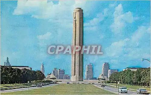 Cartes postales moderne Missouri The Magnificent Liberty Memorial Overlooking Kansas City