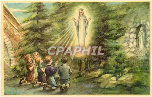 Moderne Karte Beauraing Apparition Aux Pieds de la Vierge J'ai prie pour vous