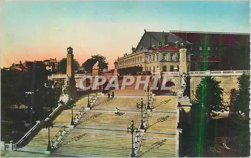 Cartes postales moderne Marseille Escalier Monumental de la Gare St Charles