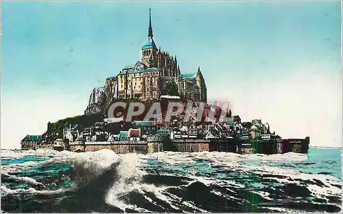Cartes postales moderne Le Mont Saint Michel a Maree Haute