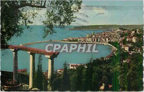 Cartes postales moderne Menton Vue prise de Garavan