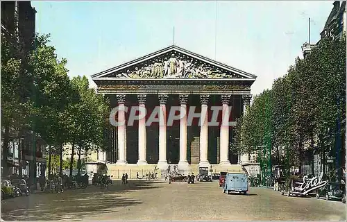 Moderne Karte Paris La Rue Royale et l'Eglise de la Madeleine