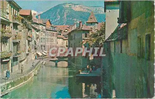 Moderne Karte Annecy Canal du Thiou