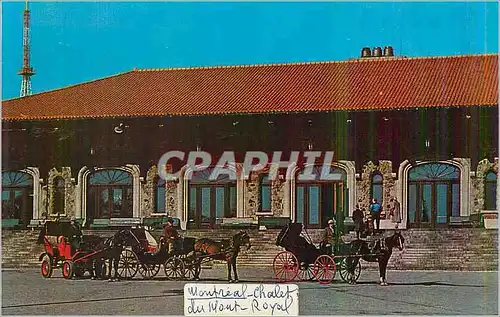 Moderne Karte Montreal Canada Mount Royal Lookout Chalet