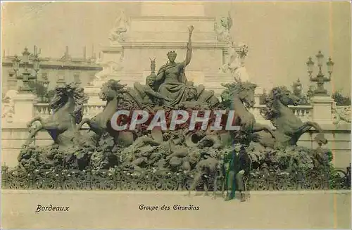 Cartes postales Bordeaux Groupe des Girondins