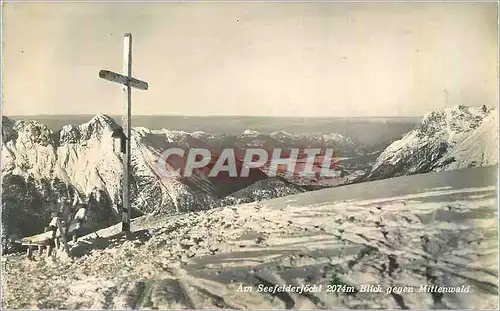 Cartes postales moderne Am Seefelderfochl 2074 m Blick Gegen Mittenwald