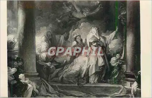 Moderne Karte Madrid Real Academia de B A de S Fernando Sacrificio de Caliroe Obra de Fragonard