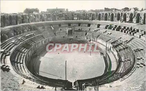 Moderne Karte Arles La Provence Romaine Interieur des Arenes Romaines