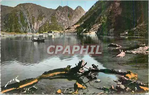 Cartes postales moderne Env de Cauterets (H P) Le Lac de Goube Promenade sur le Lac (Alt 1728 m)