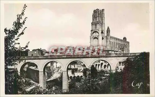 Moderne Karte Albi La Cathedrale et le Pont du Castelviel