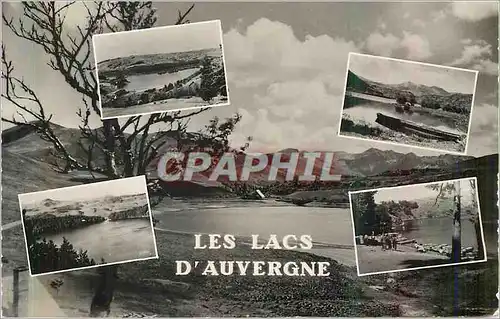 Cartes postales moderne Les Lacs d'Auvergne Lac Guery et la Chaine du Sancy