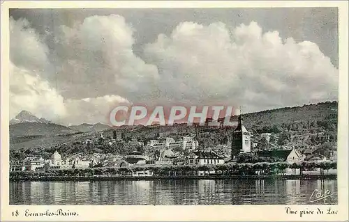 Cartes postales moderne Evian les Bains Vue Prise du Lac