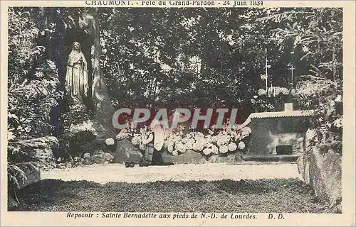 Cartes postales Chaumont Fete du Grand Pardon 24 Juin 1934 Reposoir