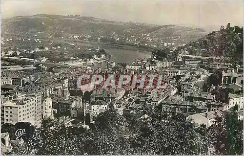 Moderne Karte Vienne Vue Generale Le Rhone