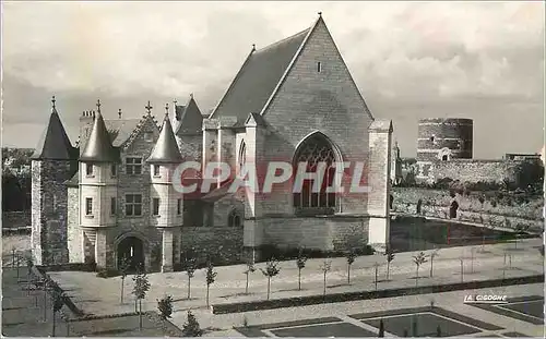 Moderne Karte Angers (Maine et Loire) Le Petit Chateau et la Chapelle