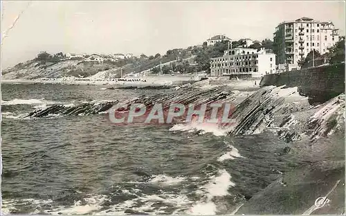 Moderne Karte Guethary La Plage et le Casino