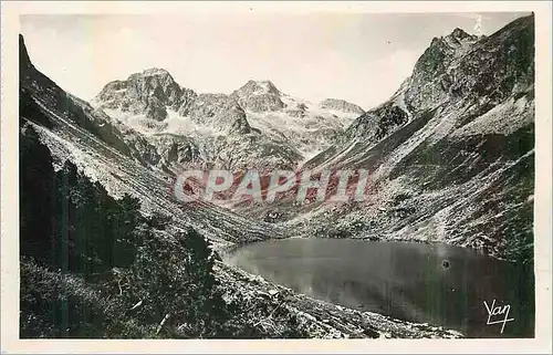 Moderne Karte Cauterets Vallee de Lutour Le Lac d'Estom (alt 1800 m)