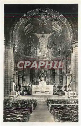 Cartes postales moderne Paris Basilique du Sacre Coeur Le Choeur et la Mosaique