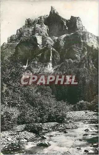 Moderne Karte Sixt (Haute Savoie) Vue Sur le Tenneverge (2988 m)