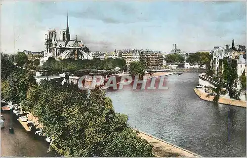 Cartes postales moderne Paris La Seine et Notre Dame