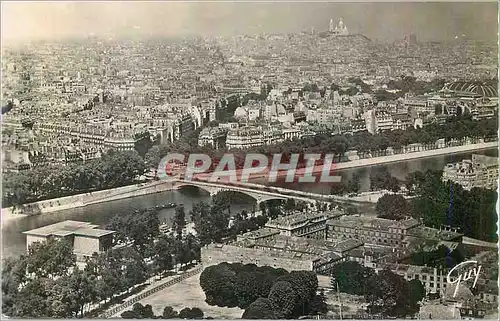 Cartes postales moderne Paris et ses Merveilles Panorama sur Paris vue prise de la Tour Eiffel