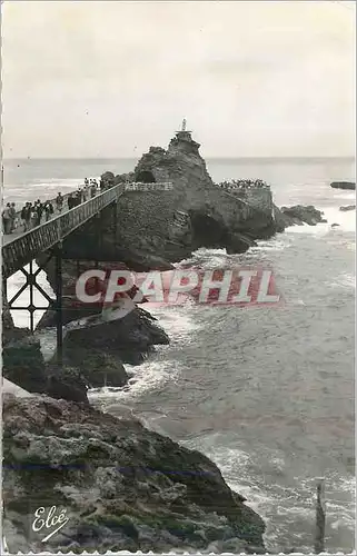Cartes postales moderne Biarritz Basses Pyr Le Rocher de la Vierge