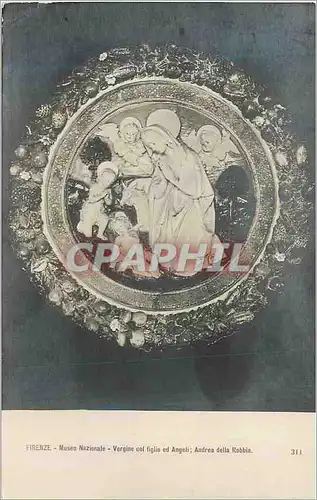 Cartes postales moderne Firenze Museo Nazionale Vergine col Figlio ed Angeli Andrea della Robbia