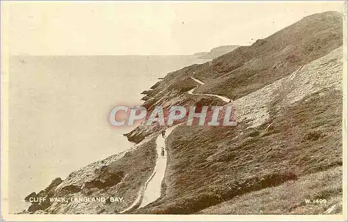 Cartes postales moderne Cliff Walk Langland Bay