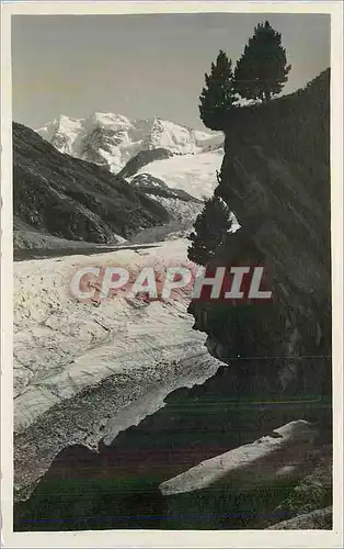 Cartes postales moderne Morteratsch Ober Engadin Blick vom Weg zur Boval Hutte auf Piz Palu