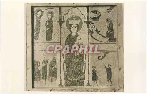 Moderne Karte Museo de Arte de Cataluna Serie III Pintura Romanica Frontal de Altar Dedicado a la Virgen