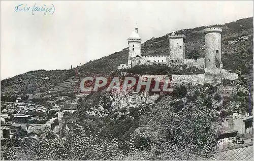 Cartes postales moderne Ariege Le Chateau vu Facade Ouest (Monument Historique)