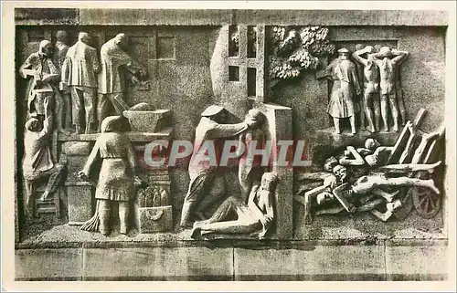 Cartes postales moderne Mahn und Gedenkstatte Buchenwald Die Ausbeutung