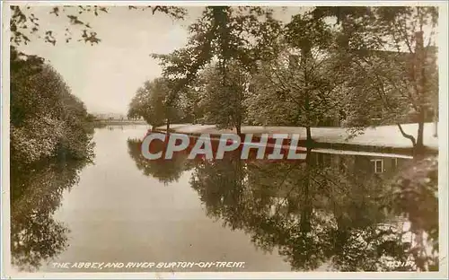 Cartes postales moderne The Abbey and River Burton on Trent