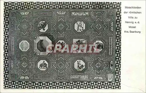 Cartes postales moderne Mosel Krs Saarburg Mosaikboden der Romischen Villa zu Nennig ad