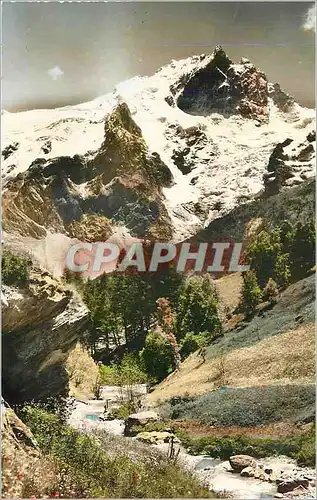 Moderne Karte Paysage des Alpes Paix et Solitude