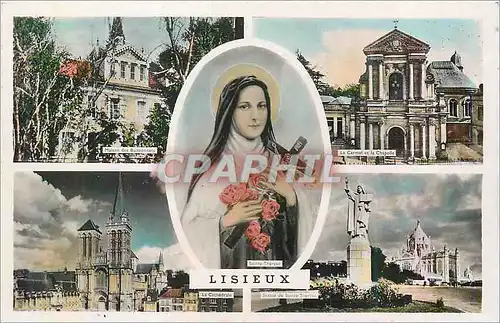 Moderne Karte Lisieux Sainte Therese