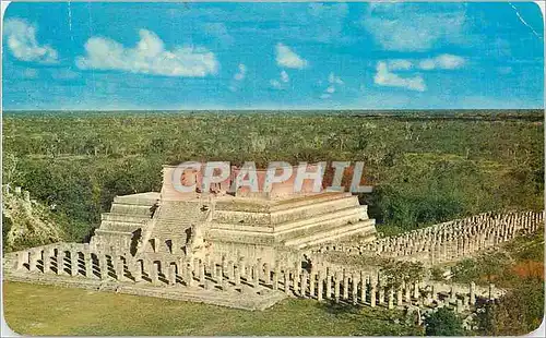 Cartes postales moderne Chichen Itza Yuc Mexico El Templo de los Guerreros y las Mil Columnas