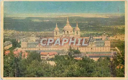 Moderne Karte Monasterio de El Escorial Vue Generale