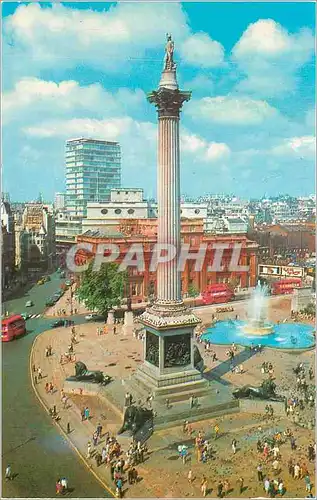 Moderne Karte Nelson's Column Trafalgar Square London