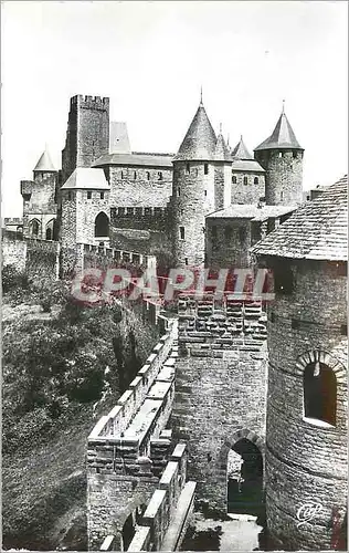 Cartes postales moderne Cite de Carcassonne Le Chateau et la Porte de l'Aude
