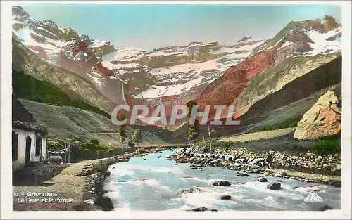 Cartes postales moderne Gavarnie Le Gave et le Cirque