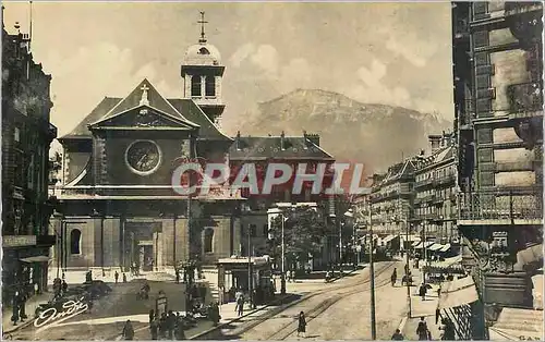 Moderne Karte Grenoble Les Belles Alpes Francaises L'Eglise Saint Louis